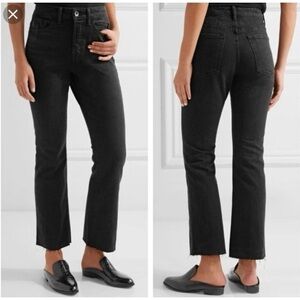 Helmut Lang High Rise Crop Slim Jeans Size 28